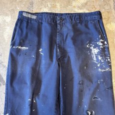 画像10: DAMAGE & PAINTED STRAIGHT SILHOUETTE PANTS / W35 (10)