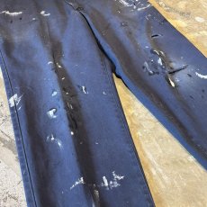 画像5: DAMAGE & PAINTED STRAIGHT SILHOUETTE PANTS / W35 (5)