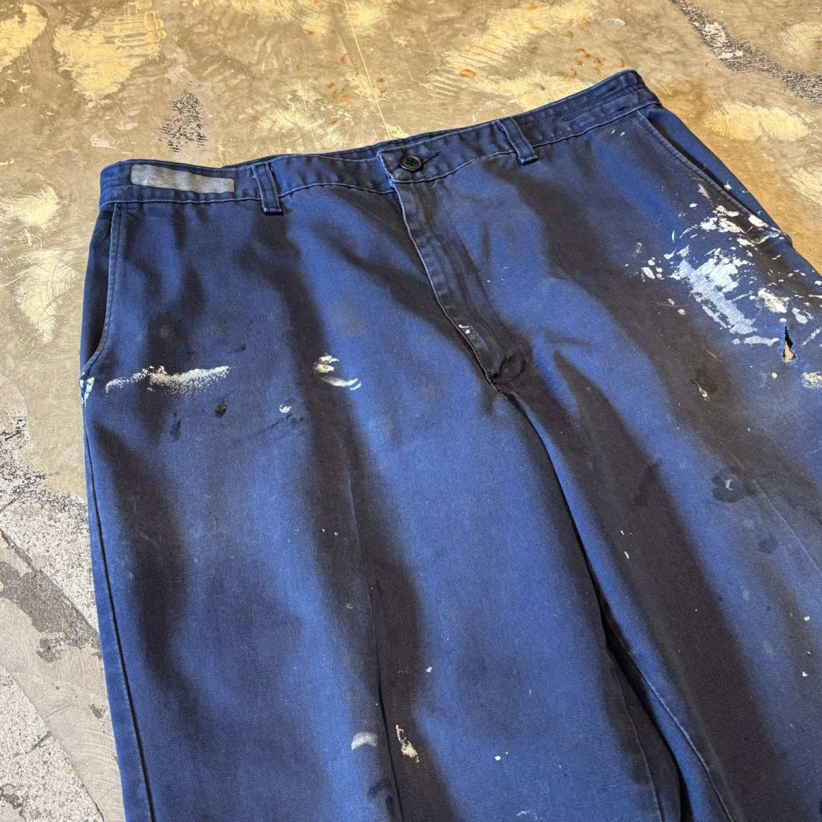 画像3: DAMAGE & PAINTED STRAIGHT SILHOUETTE PANTS / W35 (3)