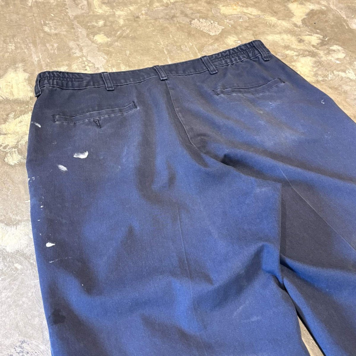 画像9: DAMAGE & PAINTED STRAIGHT SILHOUETTE PANTS / W35 (9)