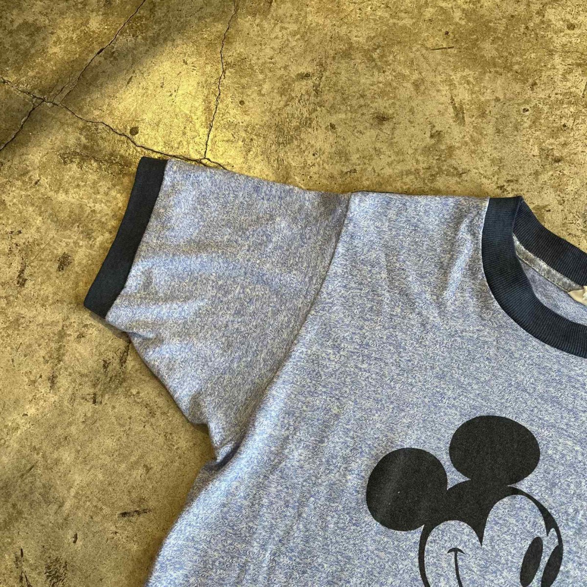 画像8: OLD "MICKEY"PRINT DESIGN COLOR LINGER S/S TEE / Ladies M (8)