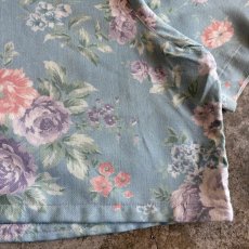画像6: FLORAL PATTERN COLOR SHORT DESIGN SHIRTS / Ladies L / MADE IN USA (6)