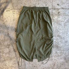 画像2: SIDE DRAW CORD DESIGN BACK SLIT SKIRT / FREE~W39 (2)