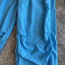 画像6: SIDE DRAW CORD BLUE COLOR DESIGN PANTS / FREE~W39 (6)