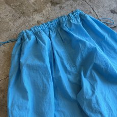 画像9: SIDE DRAW CORD BLUE COLOR DESIGN PANTS / FREE~W39 (9)