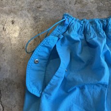 画像8: SIDE DRAW CORD BLUE COLOR DESIGN PANTS / FREE~W39 (8)