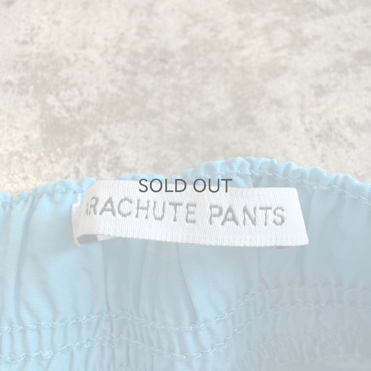 画像11: SIDE DRAW CORD BLUE COLOR DESIGN PANTS / FREE~W39 (11)