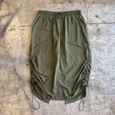画像1: SIDE DRAW CORD DESIGN BACK SLIT SKIRT / FREE~W39 (1)