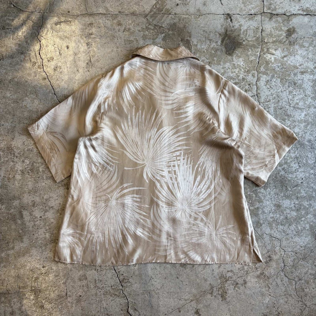 画像2: ALL OVER PATTERN LUSTER S/S SHIRT / Ladies M (2)