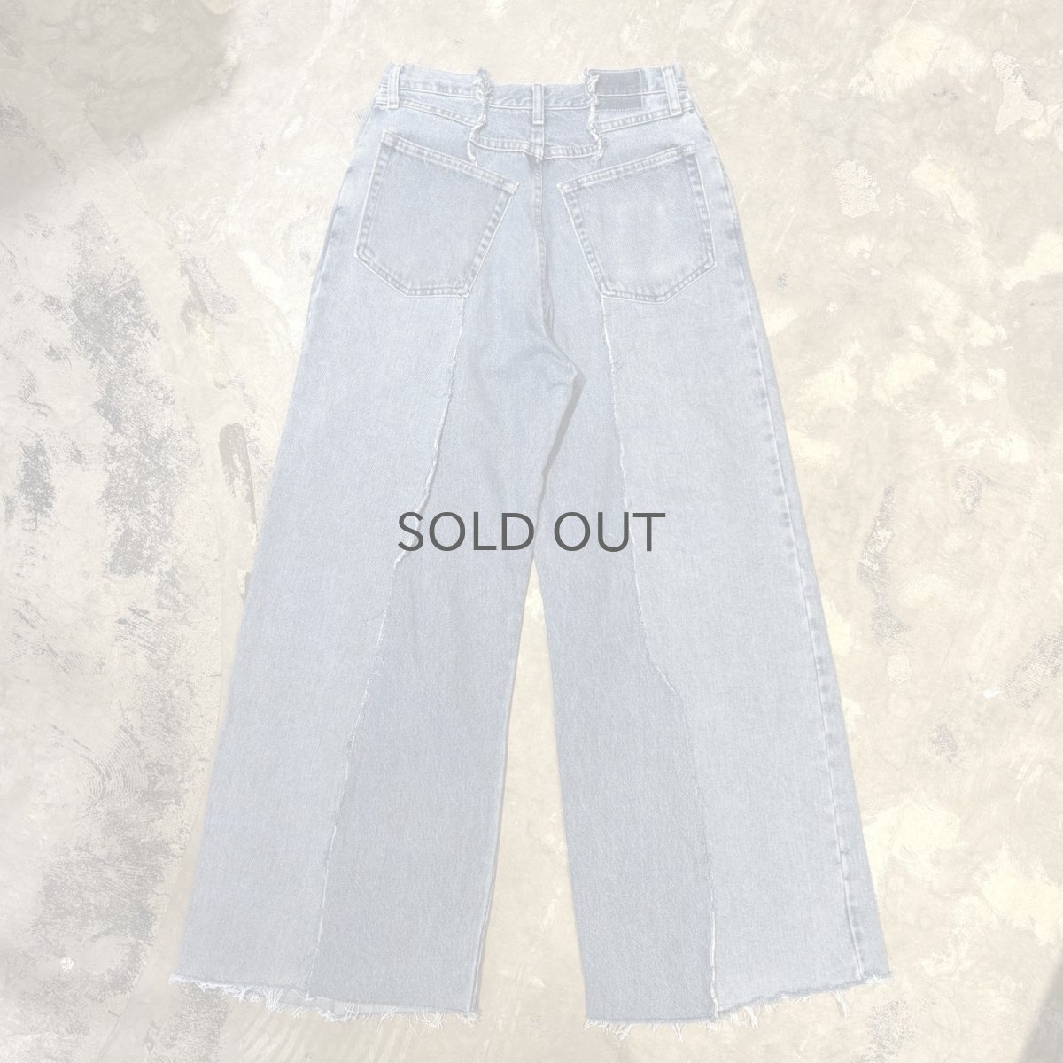 画像2: 【Wiz&Witch】"UNITED" TWINS WIDE DENIM PANTS / W31 (2)