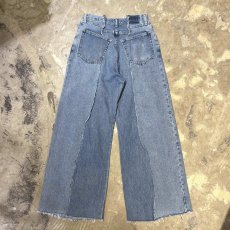 画像2: 【Wiz&Witch】"UNITED" TWINS WIDE DENIM PANTS / W31 (2)