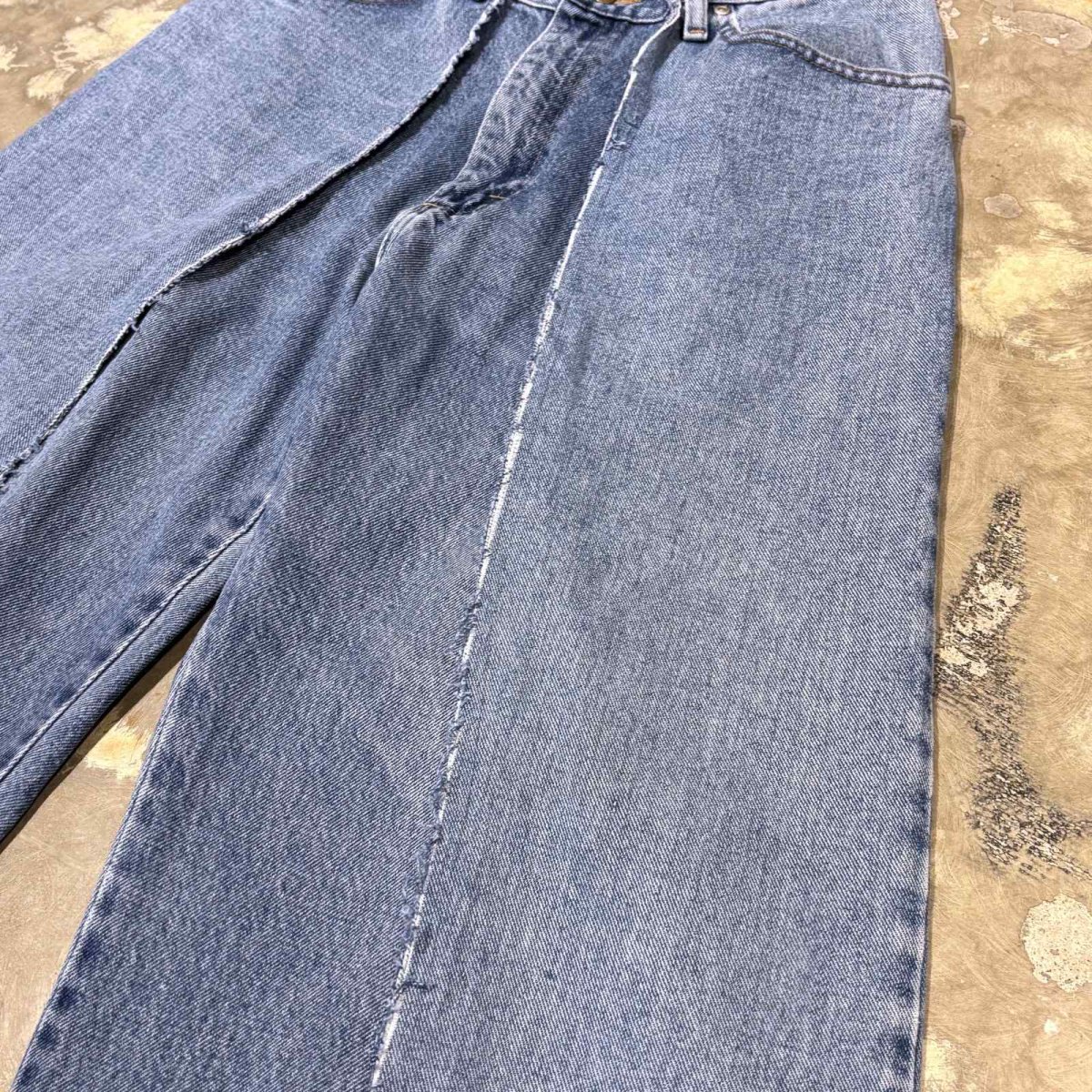 画像4: 【Wiz&Witch】"UNITED" TWINS WIDE DENIM PANTS / W31 (4)
