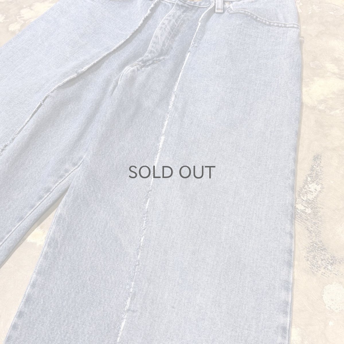 画像4: 【Wiz&Witch】"UNITED" TWINS WIDE DENIM PANTS / W31 (4)