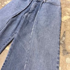 画像4: 【Wiz&Witch】"UNITED" TWINS WIDE DENIM PANTS / W31 (4)