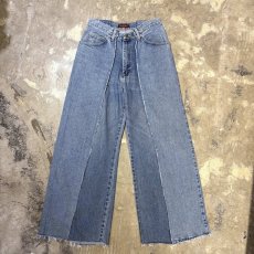 画像1: 【Wiz&Witch】"UNITED" TWINS WIDE DENIM PANTS / W31 (1)