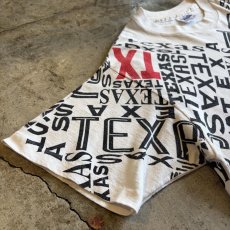 画像5: 90's "TEXAS" LOGO ALL OVER PATTERN COLOR S/S TEE / Ladies M / MADE IN USA (5)