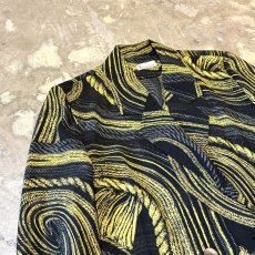 画像3: ALL OVER ARTISTIC PATTERN SHEER JACKET / Mens M (3)