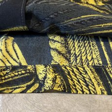 画像8: ALL OVER ARTISTIC PATTERN SHEER JACKET / Mens M (8)