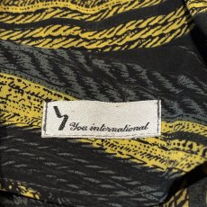 画像10: ALL OVER ARTISTIC PATTERN SHEER JACKET / Mens M (10)