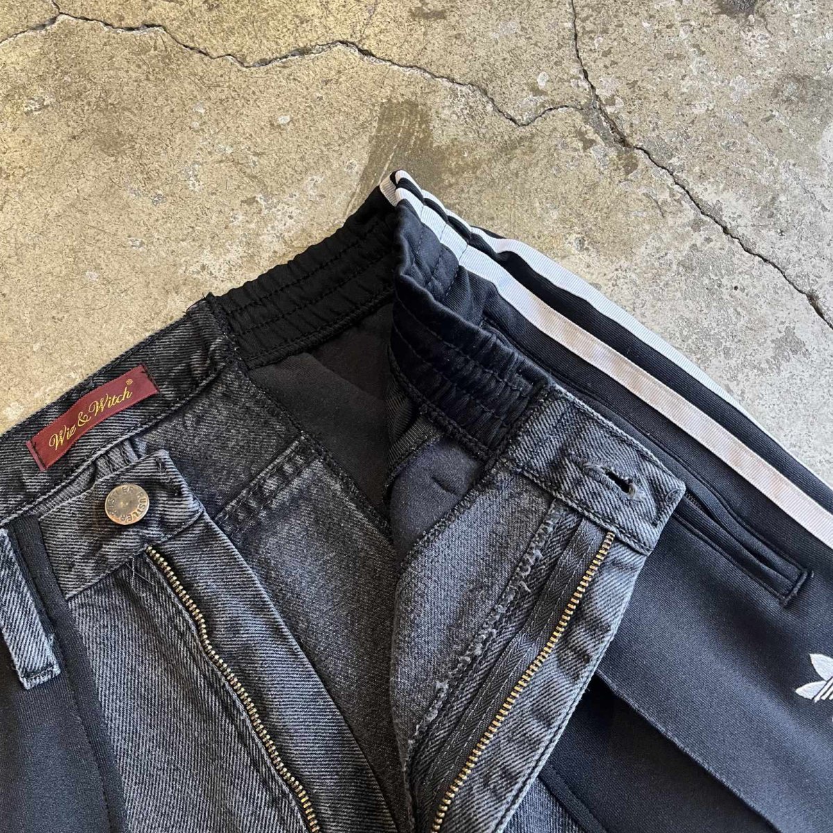 画像11: 【Wiz&Witch】"UNITED" SPORTY DENIM PANTS / OS (11)