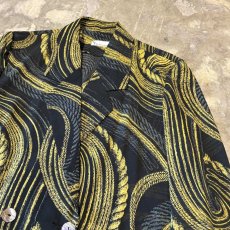 画像4: ALL OVER ARTISTIC PATTERN SHEER JACKET / Mens M (4)