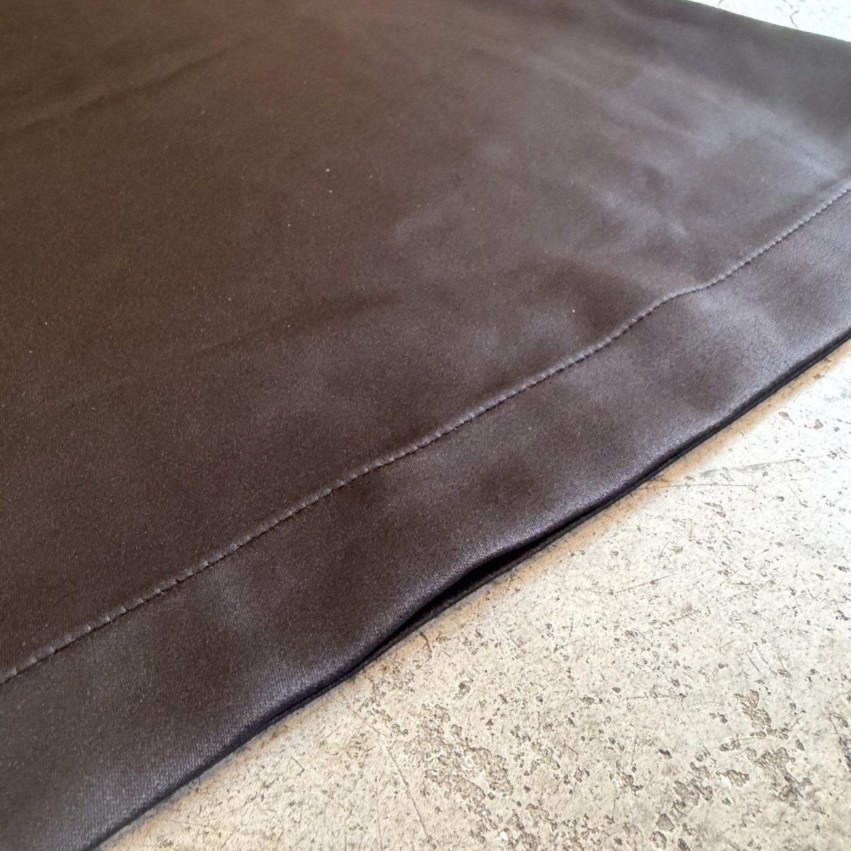 画像10: BLACK COLOR LUSTER DESIGN WIDE PANTS / W30~W35 (10)