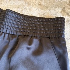 画像6: BLACK COLOR LUSTER DESIGN WIDE PANTS / W30~W35 (6)