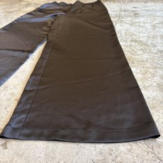 画像4: BLACK COLOR LUSTER DESIGN WIDE PANTS / W30~W35 (4)