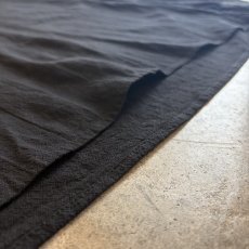 画像10: BLACK COLOR LACE UP RIBBON DESIGN L/S TOPS / Ladies L (10)