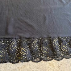 画像9: BLACK COLOR LACE LINGERIE CAMISOLE / Ladies S~M (9)