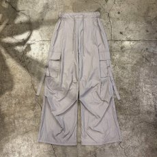 画像1: 【WONDERGROUND】LUSTER COLOR BELTED CARGO PANTS / GRAY / OS (1)