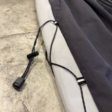 画像7: 【WONDERGROUND】SIDE COLOR LACE UP WIDE NYLON PANTS / GREY / OS (7)