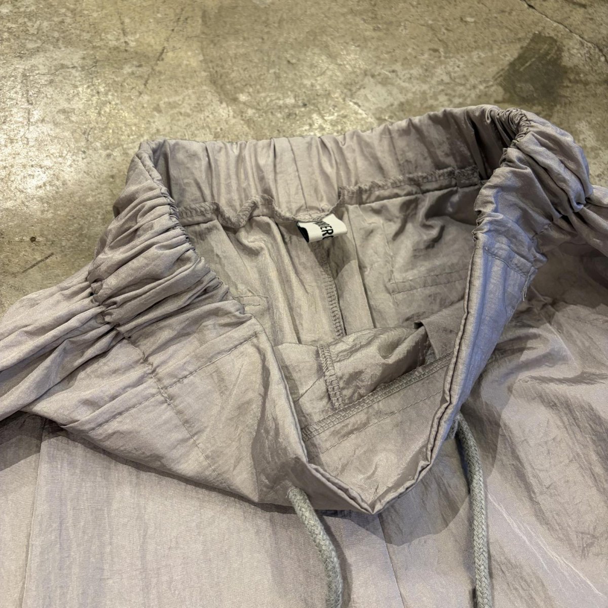 画像8: 【WONDERGROUND】LUSTER COLOR BELTED CARGO PANTS / GRAY / OS (8)