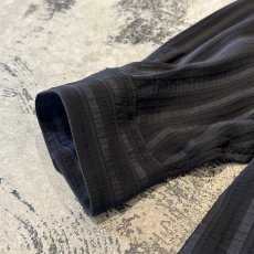 画像7: ALL OVER STRIPE PATTERN BAND COLLAR L/S SHIRT / Mens XL (7)