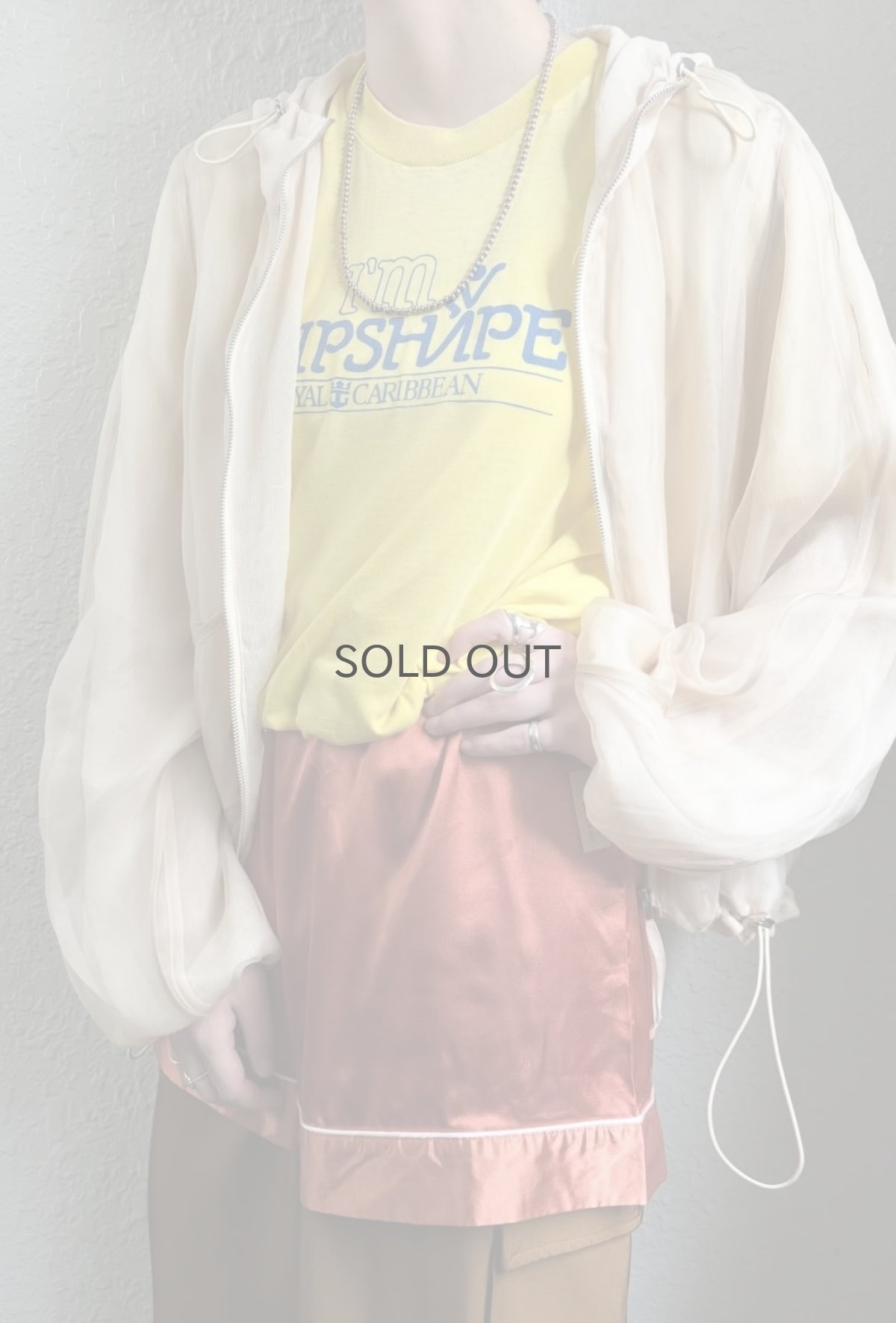 画像12: OLD FRONT LOGO PRINTED COLOR S/S TEE / Ladies M(38~40) (12)