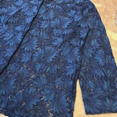 画像6: ALL OVER BOTANICAL PATTERN LACE UP L/S SHIRT / Mens M~L (6)