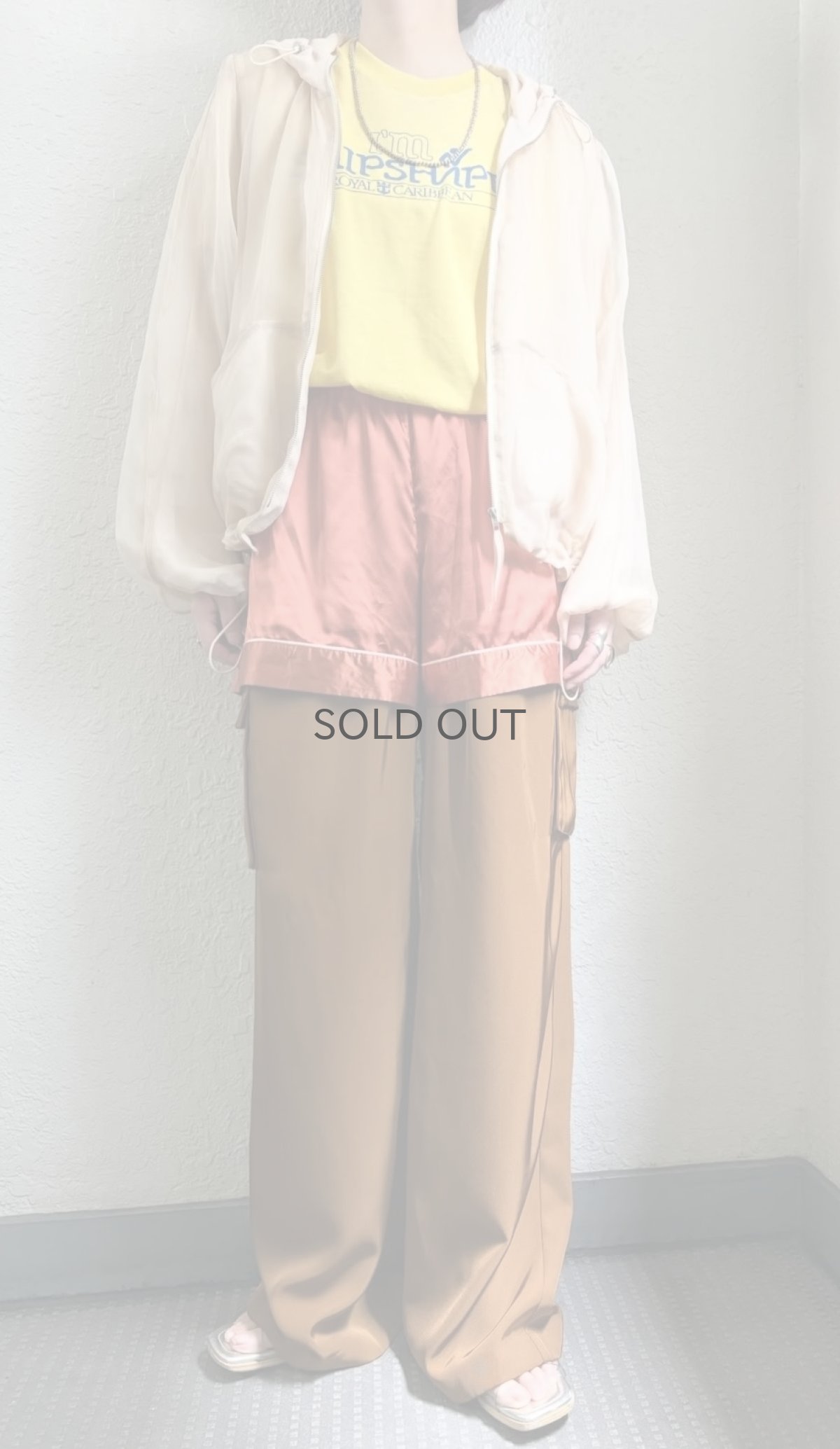 画像11: OLD FRONT LOGO PRINTED COLOR S/S TEE / Ladies M(38~40) (11)