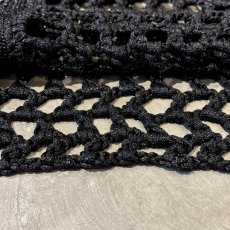 画像7: LAME MIX BAND COLLAR MESH KNIT VEST / Mens M~L (7)