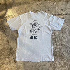 画像2: 70's~80's BOTH SIDES PRINTED DESIGN COLOR S/S TEE / Ladies M(38~40) / MADE IN USA (2)