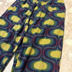 画像4: ALL OVER PATTERN CORDUROY STRAIGHT PANTS / ~W36 (4)