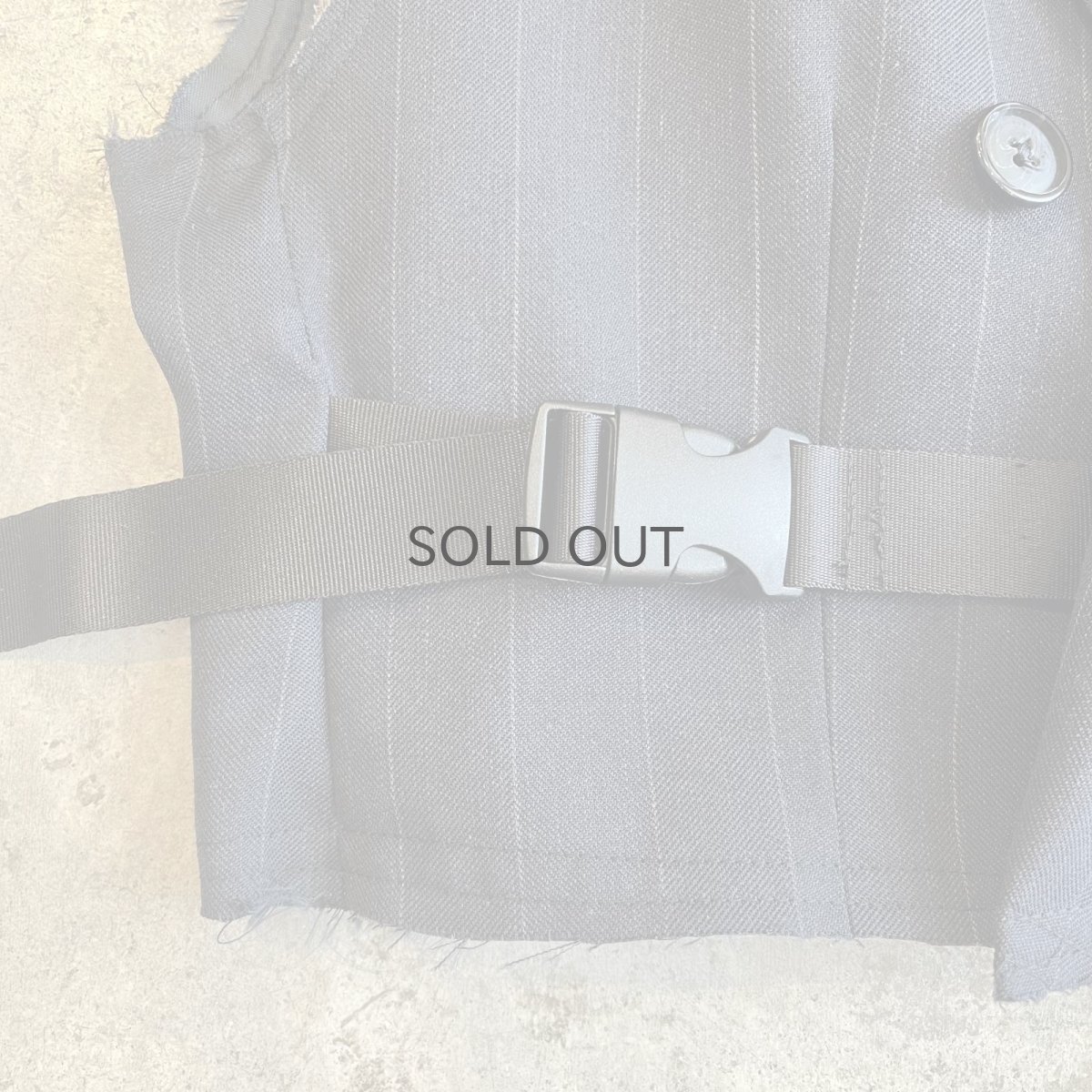画像4: 【Wiz&Witch】"OUT STITCH" DOUBLE TAILOR WRAP VEST / OS (4)