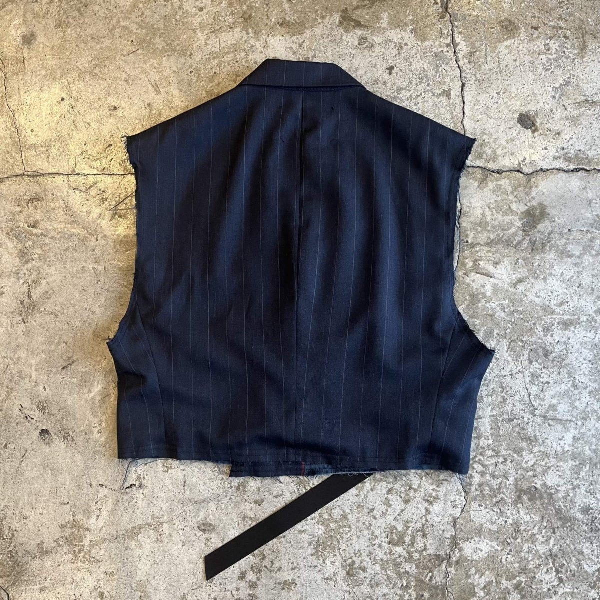 画像2: 【Wiz&Witch】"OUT STITCH" DOUBLE TAILOR WRAP VEST / OS (2)