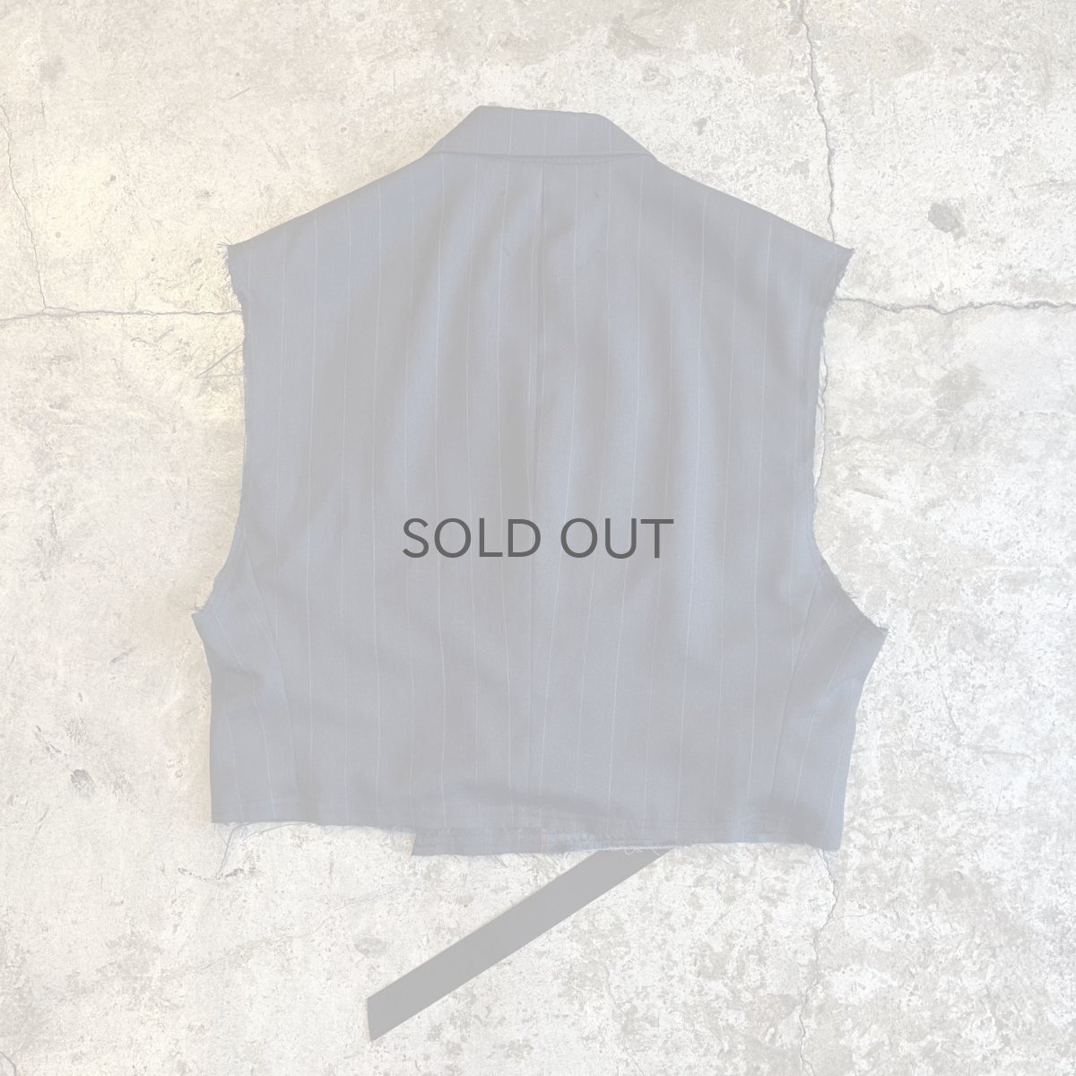 画像2: 【Wiz&Witch】"OUT STITCH" DOUBLE TAILOR WRAP VEST / OS (2)