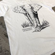 画像5: 90's BOTH SIDE ELEPHANT PRINTED S/S TEE / Mens XL (5)