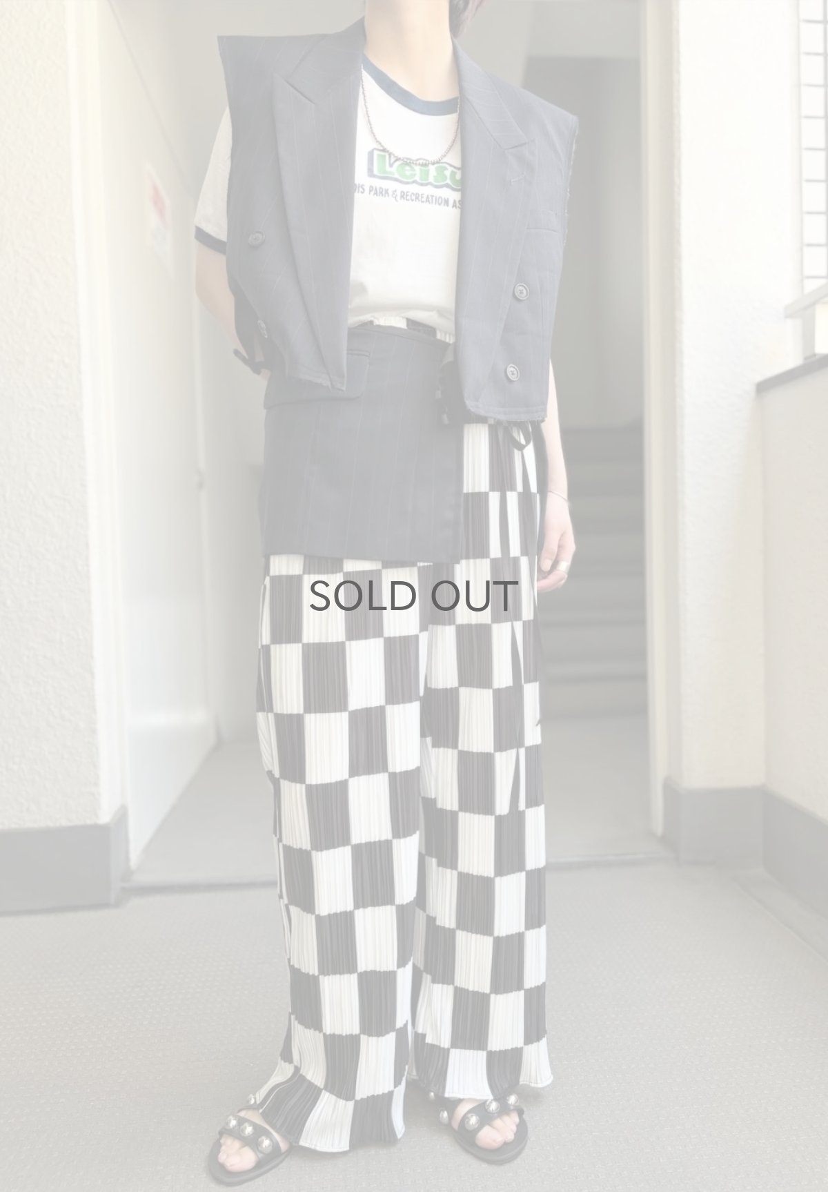 画像13: 【Wiz&Witch】"OUT STITCH" DOUBLE TAILOR WRAP VEST / OS (13)