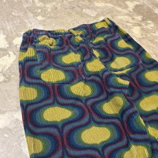 画像9: ALL OVER PATTERN CORDUROY STRAIGHT PANTS / ~W36 (9)