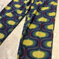 画像6: ALL OVER PATTERN CORDUROY STRAIGHT PANTS / ~W36 (6)