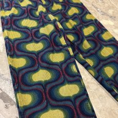 画像5: ALL OVER PATTERN CORDUROY STRAIGHT PANTS / ~W36 (5)