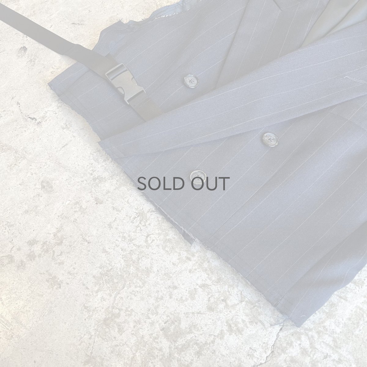 画像5: 【Wiz&Witch】"OUT STITCH" DOUBLE TAILOR WRAP VEST / OS (5)