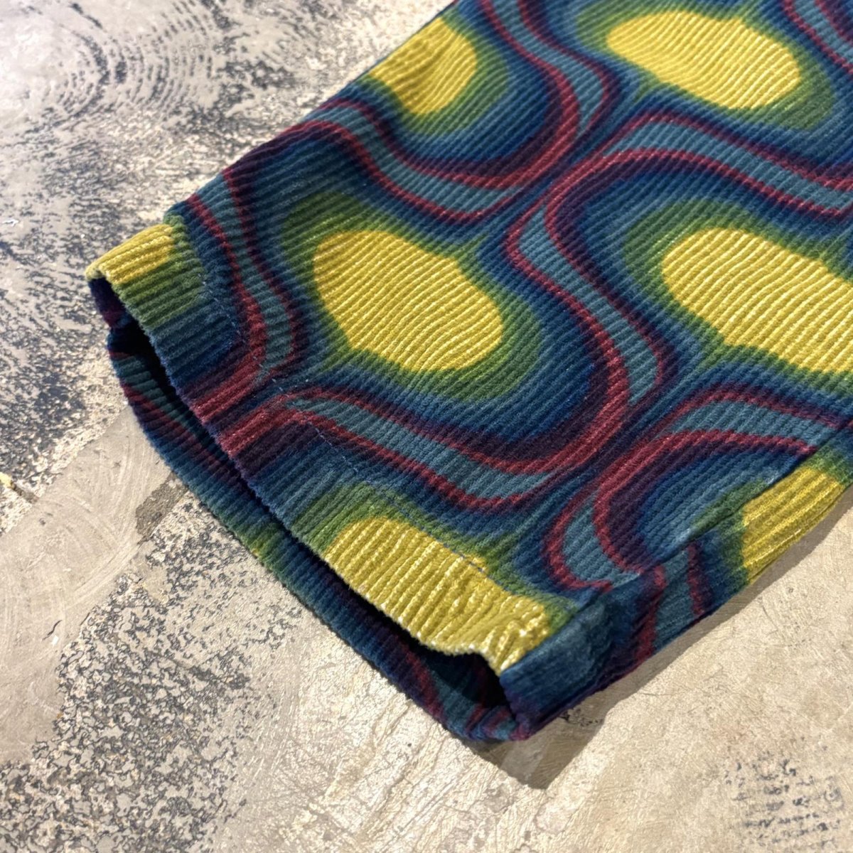 画像8: ALL OVER PATTERN CORDUROY STRAIGHT PANTS / ~W36 (8)